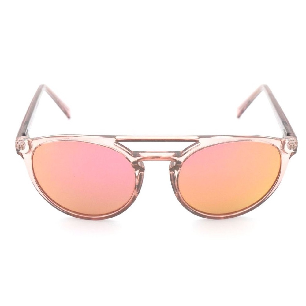 Maui Jim Pink Round Sunglasses with Double Bridge